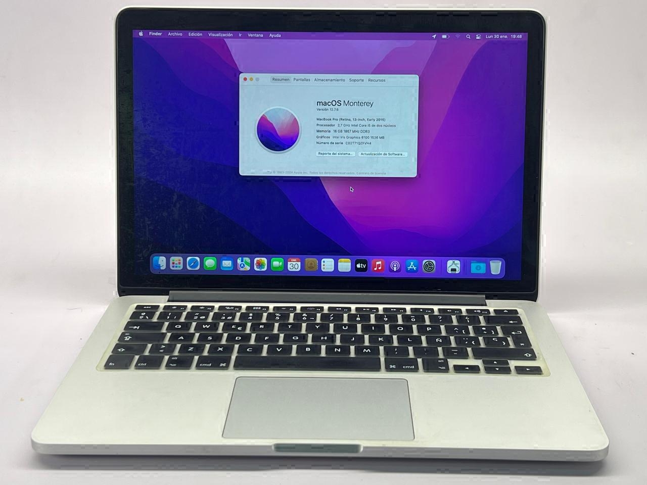 MacBook Pro 2015 i5 13 256 GB 16 GB